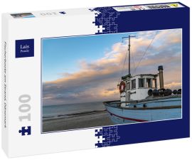 Lais Puzzle - Fischerboote am Strand, Dänemark - 100 Teile