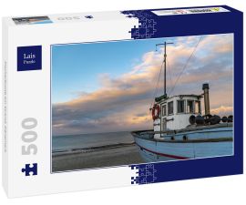 Lais Puzzle - Fischerboote am Strand, Dänemark - 500 Teile