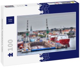 Lais Puzzle - Dänemark, Frederikshavn, Hafen - 100 Teile