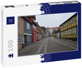 Lais Puzzle - Maisons Typiques Horsens Danemark - Traditionelle Häuser in Horsens Dänemark - 100 Teile