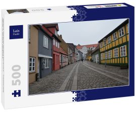 Lais Puzzle - Maisons Typiques Horsens Danemark - Traditionelle Häuser in Horsens Dänemark - 500 Teile