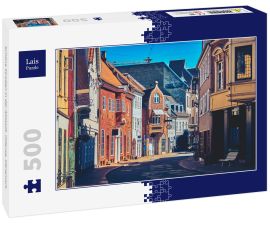 Lais Puzzle - Schöne Straßen in der Altstadt. Odense, Dänemark - 500 Teile