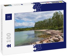 Lais Puzzle - Knudshoved Marina im Sommer. Hjejlevej, Nyborg, Dänemark - 100 Teile