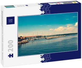 Lais Puzzle - Ein wunderschöner Blick auf den Jachthafen Juelsminde - Dänemark - Hedensted Kommune - 200 Teile