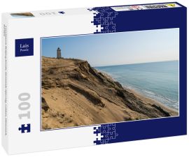 Lais Puzzle - Leuchtturm Rubjerg Knude, Gemeinde Hjorring, Lokken, Dänemark, Europa - 100 Teile