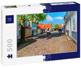 Lais Puzzle - Bunte traditionelle Häuser in der Altstadt von Odense, Dänemark - 500 Teile