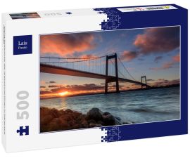 Lais Puzzle - Kleine Beltbrücke, die Jütland und Fünen in Dänemark verbindet - 500 Teile