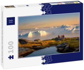 Lais Puzzle - Grönland Ilulissat Farbe Gletscher Meer Ozean Fjord - 100 Teile