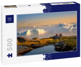 Lais Puzzle - Grönland Ilulissat Farbe Gletscher Meer Ozean Fjord - 500 Teile