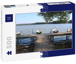 Lais Puzzle - Tuelsø See in der Stadt Sorø, Dänemark. Sorø ist eine Stadt auf Seeland - 500 Teile