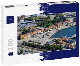 Lais Puzzle - Überblick über den alten Køge Habour in Dänemark - 100 Teile