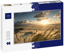 Lais Puzzle - Sonnenuntergang an der Küste von Nordjütland, Dänemark, Europa - 100 Teile