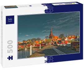 Lais Puzzle - Der Yachthafen von Nysted auf Lolland im ländlichen Dänemark - 500 Teile