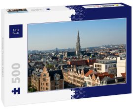 Lais Puzzle - Brüsseler Panorama, Belgien - 500 Teile