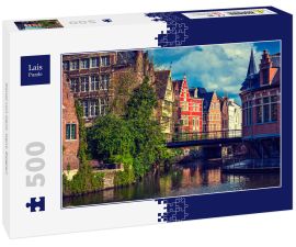 Lais Puzzle - Kanal von Gent. Gent, Belgien - 500 Teile