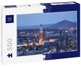 Lais Puzzle - Luftaufnahme des Zentrums von Charleroi, Belgien - 500 Teile