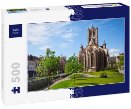 Lais Puzzle - Blick auf die St.-Nikolaus-Kirche in Gent, Belgien - 500 Teile