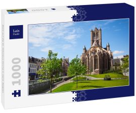 Lais Puzzle - Blick auf die St.-Nikolaus-Kirche in Gent, Belgien - 1.000 Teile