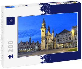 Lais Puzzle - Der Grote Markt in Aalst am Abend, Flandern, Belgien - 200 Teile