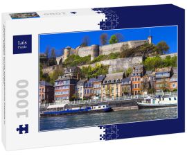 Lais Puzzle - Panoramablick auf die mittelalterliche Zitadelle in Namur, Belgien, vom Fluss aus - 1.000 Teile