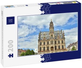 Lais Puzzle - Äußeres des mittelalterlichen gotischen Rathauses von Oudenaarde, Belgien - 200 Teile