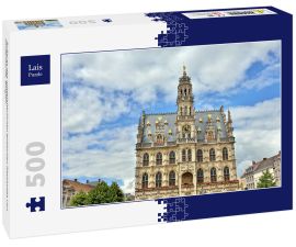 Lais Puzzle - Äußeres des mittelalterlichen gotischen Rathauses von Oudenaarde, Belgien - 500 Teile