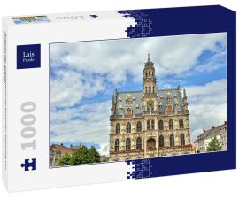Lais Puzzle - Äußeres des mittelalterlichen gotischen Rathauses von Oudenaarde, Belgien - 1.000 Teile