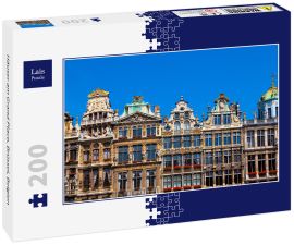 Lais Puzzle - Häuser am Grand Place, Brüssel, Belgien - 200 Teile