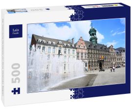 Lais Puzzle - Der historische Marktplatz von Mons, Wallonien, Belgien - 500 Teile