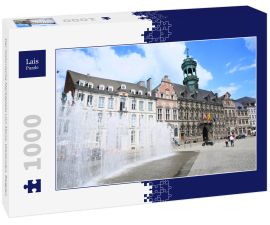 Lais Puzzle - Der historische Marktplatz von Mons, Wallonien, Belgien - 1.000 Teile