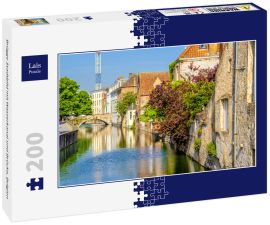 Lais Puzzle - Brügge Stadtbild mit Wasserkanal und Brücke, Belgien - 200 Teile