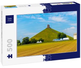 Lais Puzzle - Blick auf den Watrloo-Hügel mit dem Denkmal der Schlacht von Waterloo in Belgien - 500 Teile