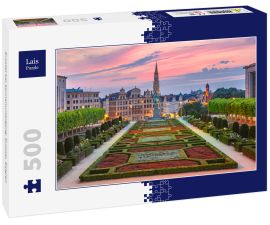 Lais Puzzle - Brüssel bei Sonnenuntergang, Brüssel, Belgien - 500 Teile