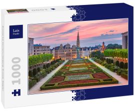 Lais Puzzle - Brüssel bei Sonnenuntergang, Brüssel, Belgien - 1.000 Teile