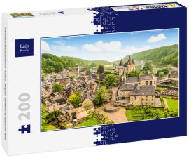 Lais Puzzle - Panoramalandschaft von Durbuy, Belgien. Die kleinste Stadt der Welt - 200 Teile