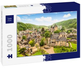 Lais Puzzle - Panoramalandschaft von Durbuy, Belgien. Die kleinste Stadt der Welt - 1.000 Teile