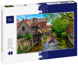 Lais Puzzle - Klassische Ansicht des historischen Stadtzentrums von Brügge (Brugge), Provinz Westflandern, Belgien. Stadtbild von Brügge - 200 Teile