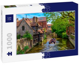 Lais Puzzle - Klassische Ansicht des historischen Stadtzentrums von Brügge (Brugge), Provinz Westflandern, Belgien. Stadtbild von Brügge - 1.000 Teile