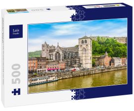 Lais Puzzle - Panoramablick auf die Flusslandschaft von Huy, Wallonien, Belgien - 500 Teile