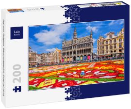 Lais Puzzle - Brüssel, Belgien. Blumenteppich-Festival 2018 - 200 Teile