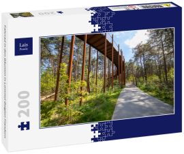 Lais Puzzle - Fahrrad in den Bäumen in Lommel Belgien Flandern - 200 Teile