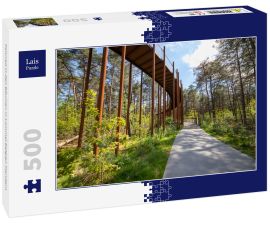 Lais Puzzle - Fahrrad in den Bäumen in Lommel Belgien Flandern - 500 Teile