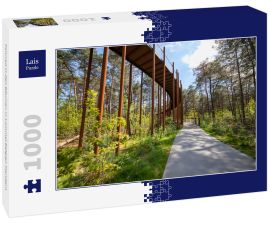 Lais Puzzle - Fahrrad in den Bäumen in Lommel Belgien Flandern - 1.000 Teile