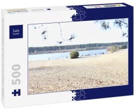 Lais Puzzle - Menschen spazieren am See in Lommel Sahara in Belgien - 500 Teile