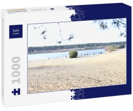 Lais Puzzle - Menschen spazieren am See in Lommel Sahara in Belgien - 1.000 Teile