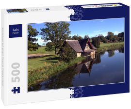 Lais Puzzle - Bootshaus auf einem Fluss in Kildare Irland - 500 Teile