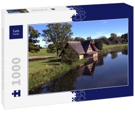 Lais Puzzle - Bootshaus auf einem Fluss in Kildare Irland - 1.000 Teile