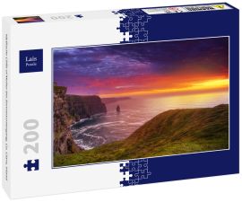 Lais Puzzle - Idyllische Cliffs of Moher bei Sonnenuntergang, Co. Clare, Irland - 200 Teile