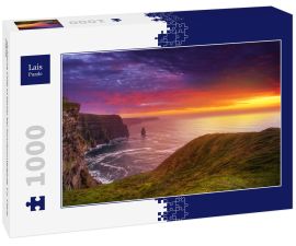Lais Puzzle - Idyllische Cliffs of Moher bei Sonnenuntergang, Co. Clare, Irland - 1.000 Teile