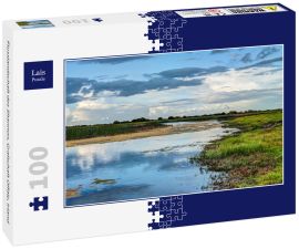 Lais Puzzle - Flusslandschaft des Shannon, Grafschaft Offaly, Irland - 100 Teile
